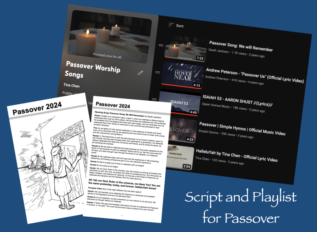 Passover script and playlist